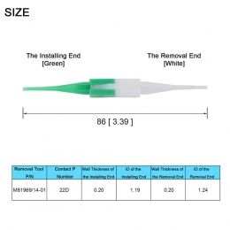 инструмент для вставки и извлечения контактов m81969-14-01 (25шт.) фото